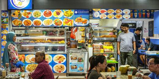 A halal-certified restaurant