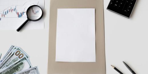 Inspecting a document with a magnifying glass
